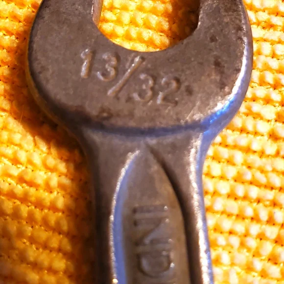 Vintage Indestro open end wrench model c-21 5/16 & 13/32 - Picture 3 of 6